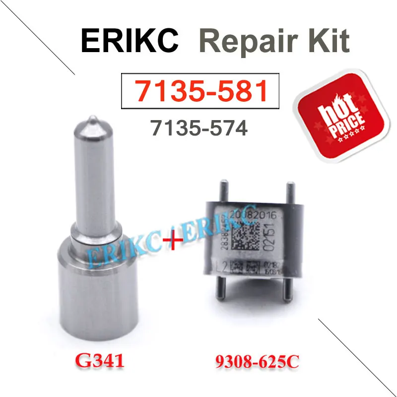 ERIKC 7135-581 7135-574 дизельный топливный инжектор комплекты насадок G341 L341PBD