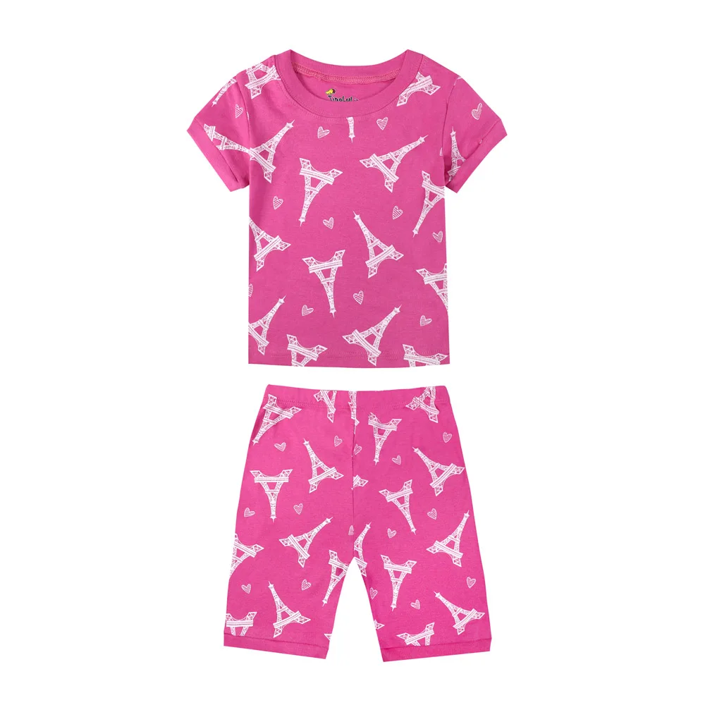 Летние пижамы для мальчиков, пожарная машина, детский экскаватор, пижама с принтом, Детская Хлопковая одежда для сна, детское ночное белье, пижама Unicornio Infant - Цвет: CG19