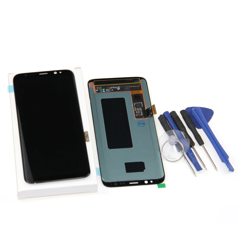 Протестированный для samsung S8 ЖК-дисплей Замена для samsung Galaxy S8 ЖК-дисплей G950 G950F ЖК-сенсорный экран дигитайзер