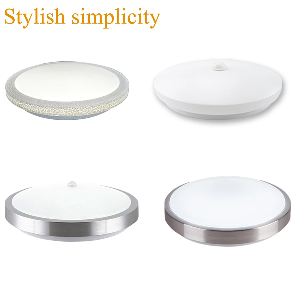 

GLW Led Ceiling Light Round Office Bedroom Lamp Living Room Home Surface Mounted 8/12/18/24/36/48W Acrylic For Modern Kitchen