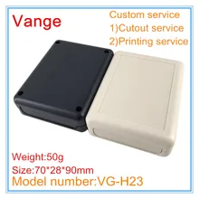 10 шт./лот формы оболочки, экструзия diy 70*28*90 мм IP54 корпус из пластика ABS корпус коробки для розетки, коробки