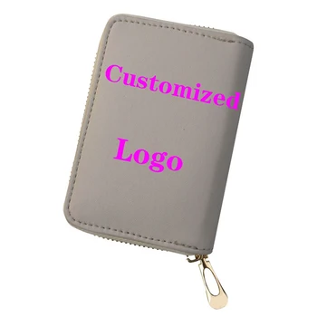 

Customize Image Logo Design PU Leather Men Women Car Driving Documents Protective Case ID Credit Card Holder Covers