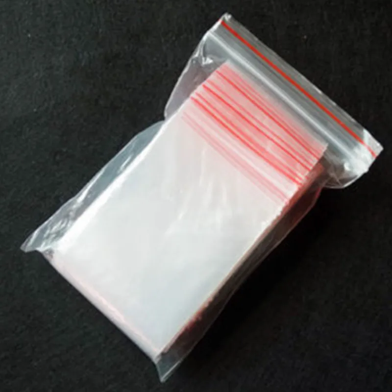 100x for Crafts Coins Small 4cm x 6cm Clear ZIP LOCK Plastic Storage Bag ZVOU029 