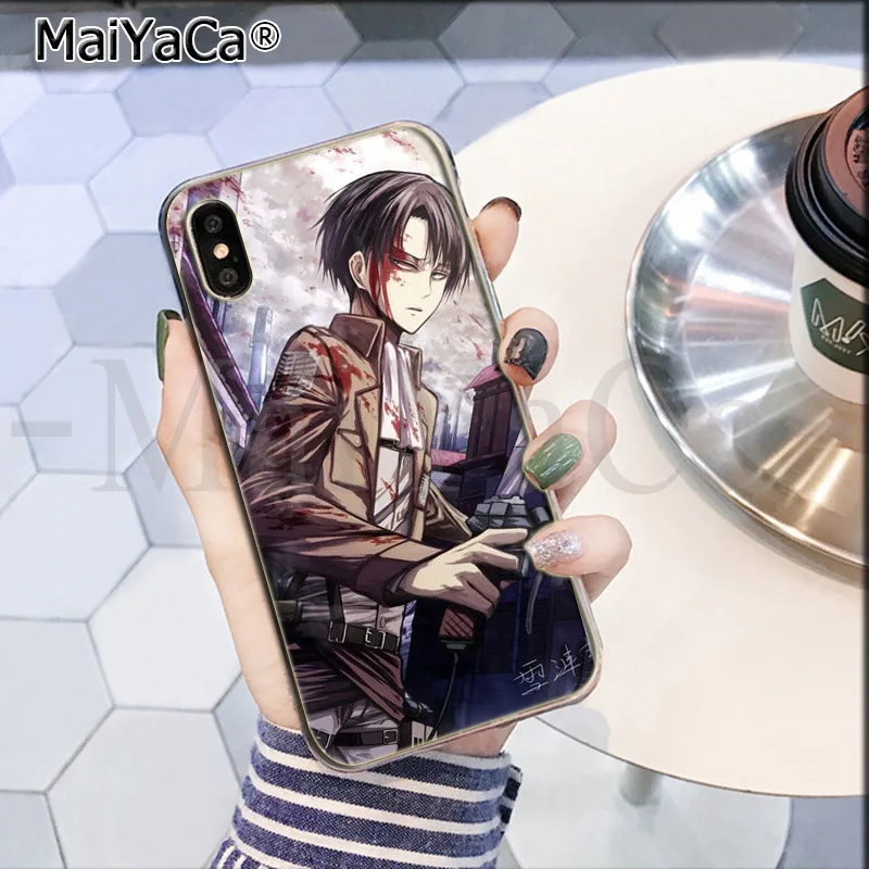 MaiYaCa attack on titan Крылья Свободы аниме восхитительный цветной телефон чехол для iPhone 8 7 6 6S Plus X XS max 10 5 5S SE XR