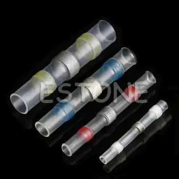 

100Pcs 26-10AWG Splice Connector for Assorted Solder Sleeve Heat Shrink Butt Wire H02