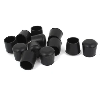 

Rubber Chair Feet Legs Leg Foot Ferrules Ferrule 1 Inch 12 Pcs Black