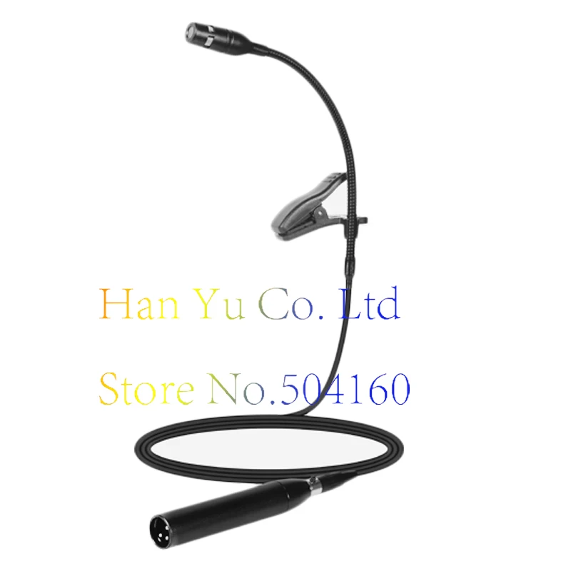 Free Shipping Clip-On saxophone trumpet flute pickup instrument condenser microphone with preamp | Электроника