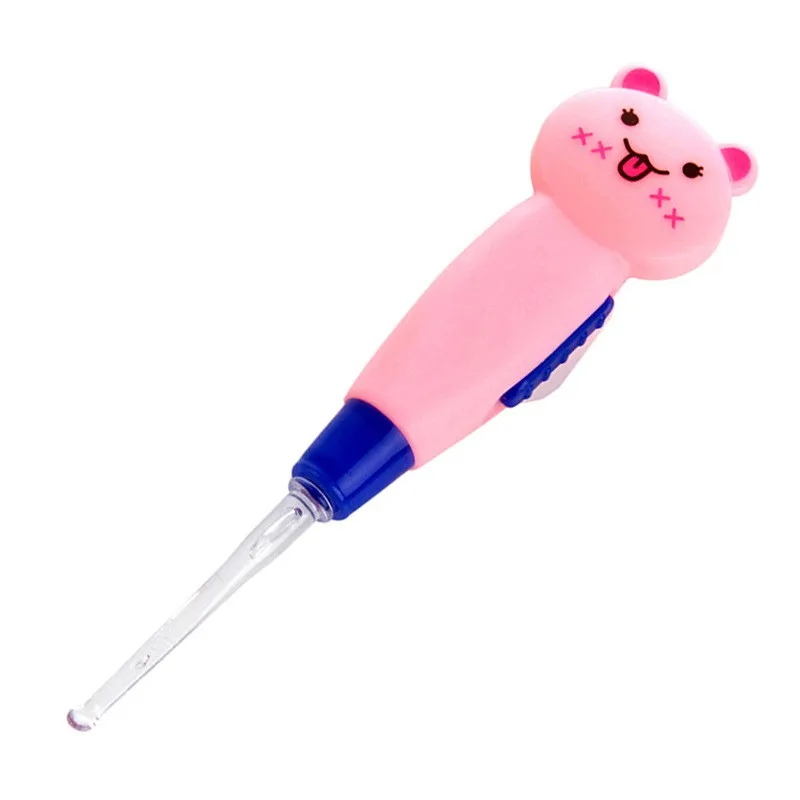 

Baby Care Ear Spoon Light Ear Cleaning Lamp Night Light Earplug Spoon With Battery Color Random