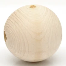 DoreenBeads 20 шт Бусины из натурального дерева 30 мм(1-1/")(B18404