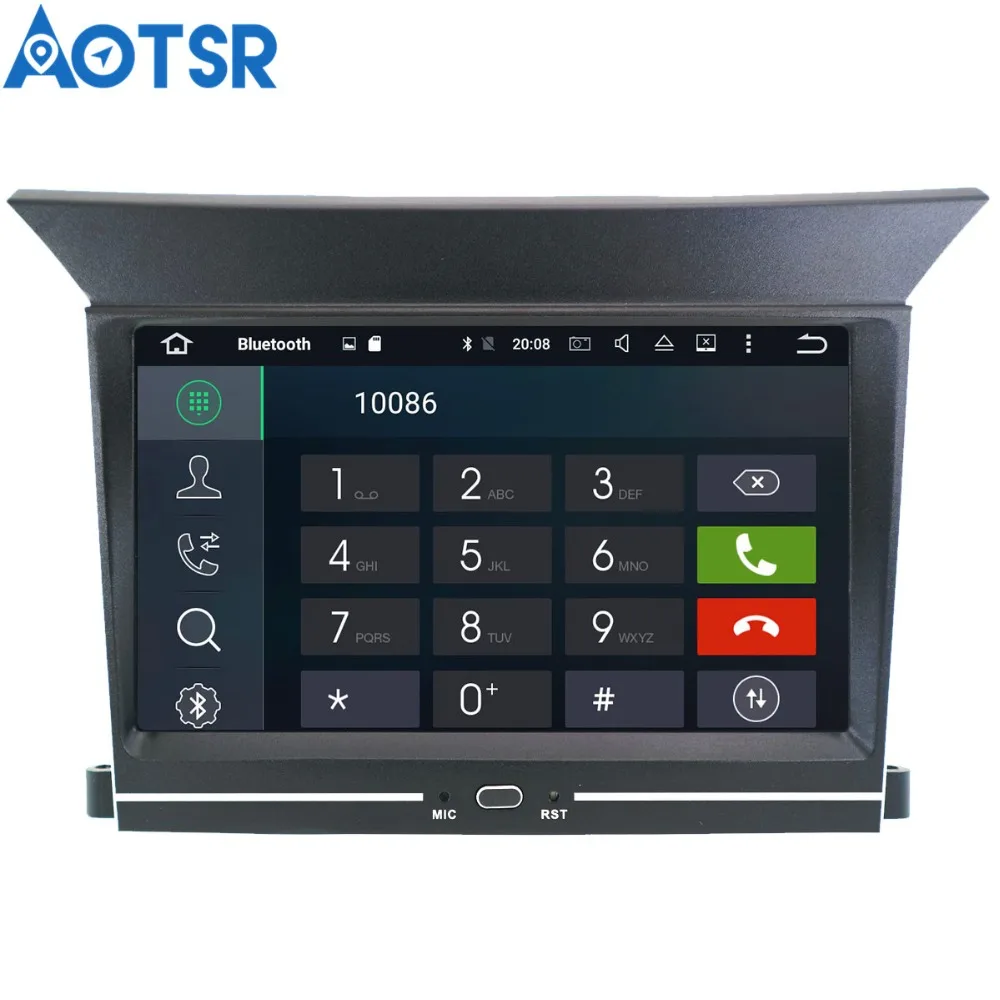 Discount Aotsr Android 8.1 Quad core GPS navigation Car DVD Player For Honda Pilot 2009-2012 multimedia 2 din radio recorder stereo wifi 4