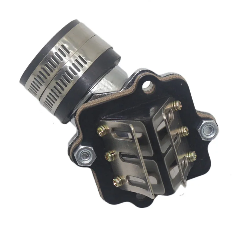 

1pc Carburetor high quality 10*8*8cm Intake Manifold Carburetor Interface Reed Valve 2 Stroke Scooters PWK JOG 50 90 accessories