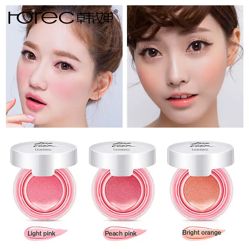 light pink blusher