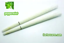 408 pcs/lot CE qualified peppermint scent non smoke trumpet indian ear candles ear cones for ultra relaxation