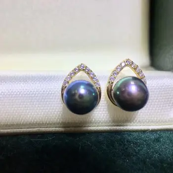 

HOT DESIGN 925 Sterling Silver Earrings Set Base Findings Mountings Parts Mounts for Pearl Jade Corals Stones Beads