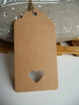 

Heart Gift Tags Wedding Favour Place Name baby shower Birthday favor Blank Cards wishing hanging lable Scrapbookpc001