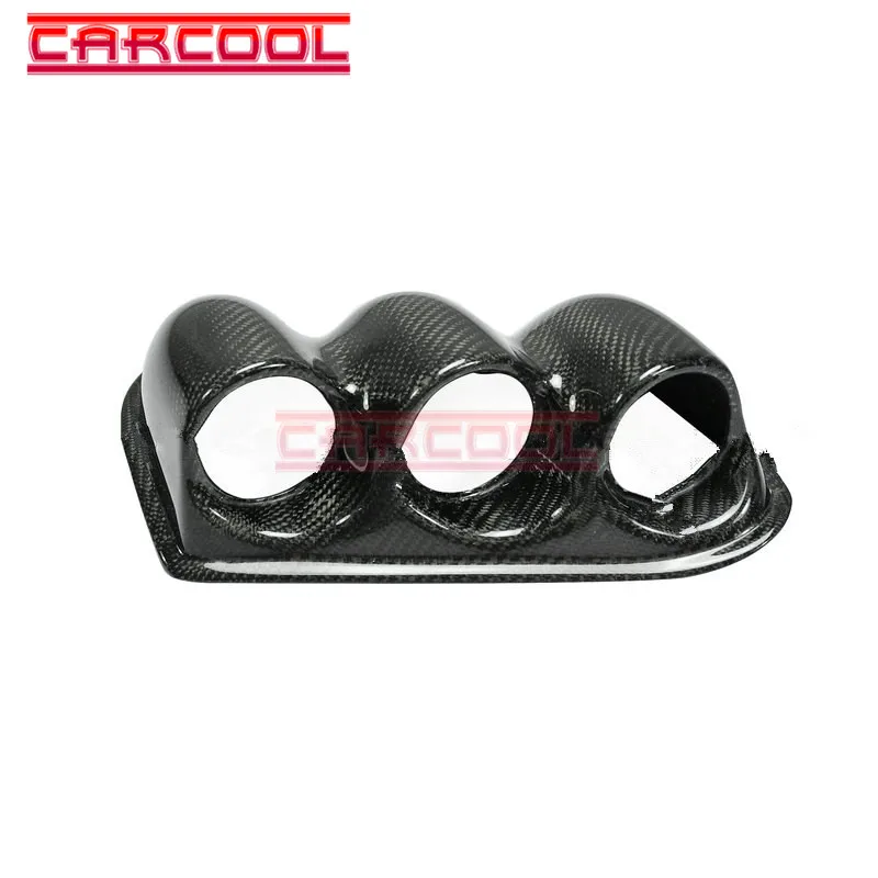 Car-styling-For-Mitsubishi-Evolution-EVO-7-8-9-Carbon-Fiber-Dash-Triple-Gauge-Pod-60mm (3)