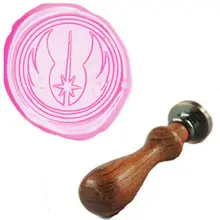 Подробная информация о пользовательских Star Wars Jedi свадебная фотография Персонализированные LOGO Monogram свадебные приглашения Воск печать штамп палку комплект