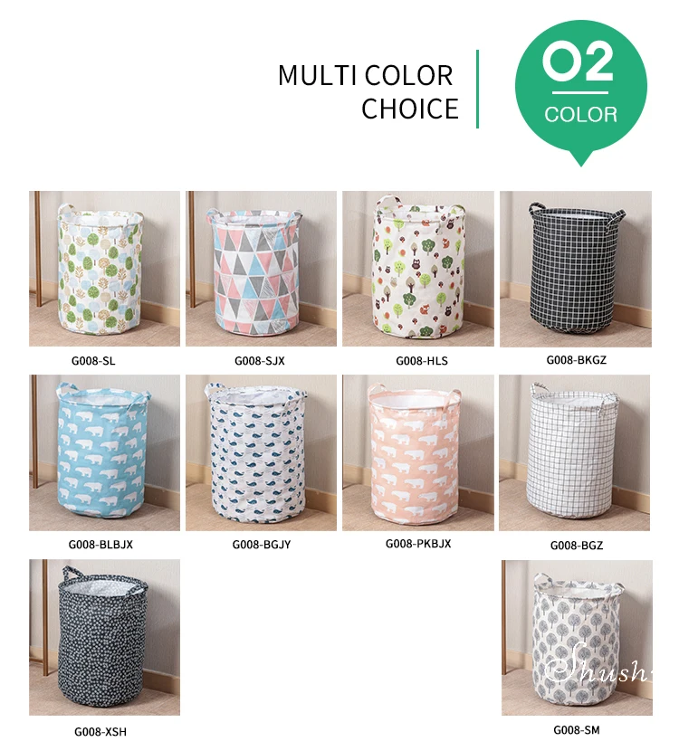 Cotton laundry hamper (7)