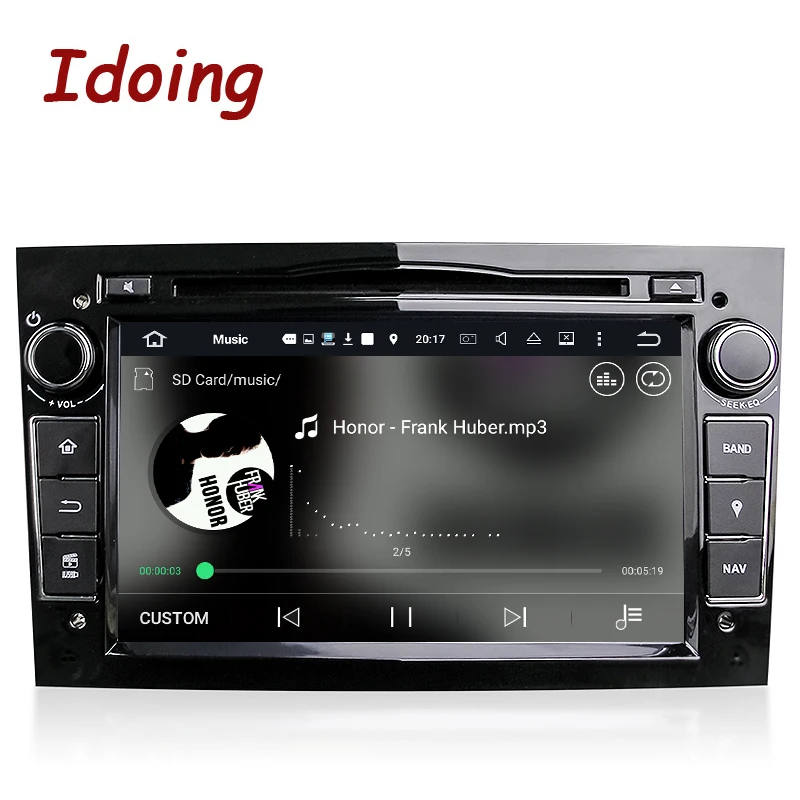 Excellent Idoing 2Din Android7.1 For Opel Vectra Corsa D Astra H Steering-Wheel Car DVD Multimedia Video Player Fast Boot 4Core 2G+16g 1