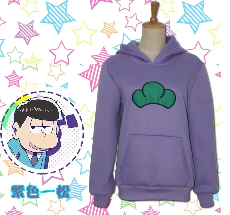 New Anime Cosplay Coat Three Same Faces Osomatsu san Kun Hoodie Jacket Sweatshirt | Тематическая одежда и униформа