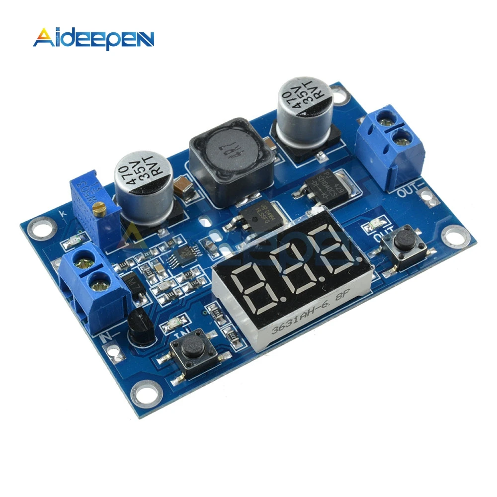 

DC 100W LTC1871 3-35V to 3.5~35V Boost Module Step Up Module Power Voltage Converter Regulated Power Supply With LED Voltmeter