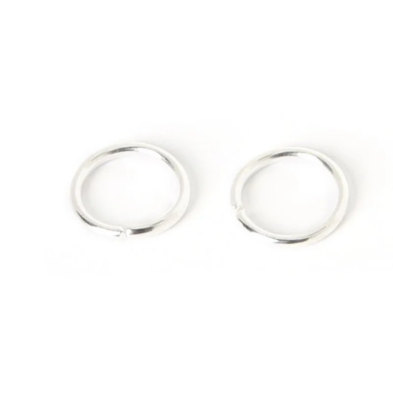 

Hot Sale 0.8*8mm 200pcs/lot Alloy Single Loops Open Jump Rings&Split Rings jewelry findings DIY