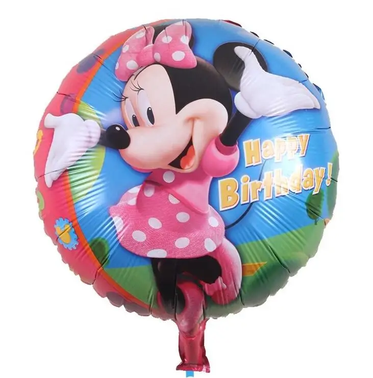 1 шт. большой размер Микки Минни фольгированный Гелиевый шар большие надувные шары для девичника день рождения принадлежности для детской вечеринки игрушки балон - Цвет: R