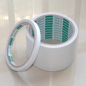 

10PCS Office supplies double-sided adhesive tape 0.8CM wide by 12 meters wholesale