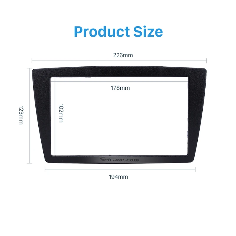 Tanie Seicane 2 DIN ramka radia samochodowego konsoli do montażu panel stereo dla GM CHEVROLET LADA GRANTA odtwarzacz DVD płyta Dash wykończenie ramek zestaw