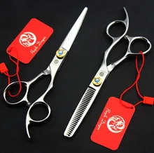 FAST Shipping! professional pair of 6 inch 440C Sapphire high quality hair scissors hairdressing salon barber scissors