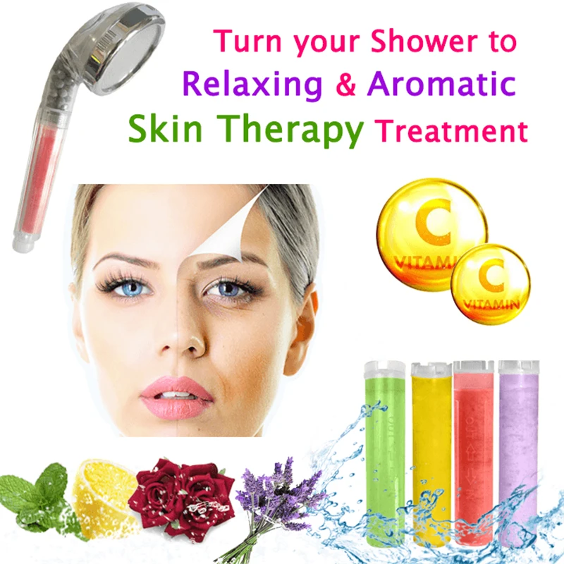 Красота и здоровье 2 в 1 парфюмерный фильтр для воды превратите ваш душ в расслабляющий и ароматический кожи терапия Лечение