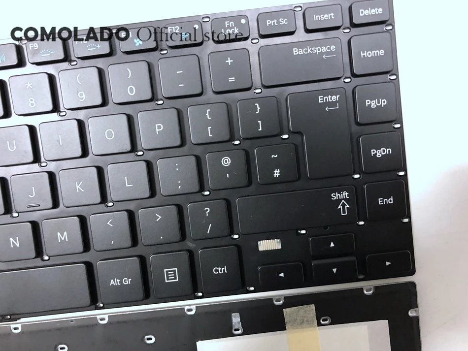 UK Backlit Laptop Keyboard for Samsung 370R4E 370R4V 450R4E 450R4V 470R4E 470R4V black UK Layout -2