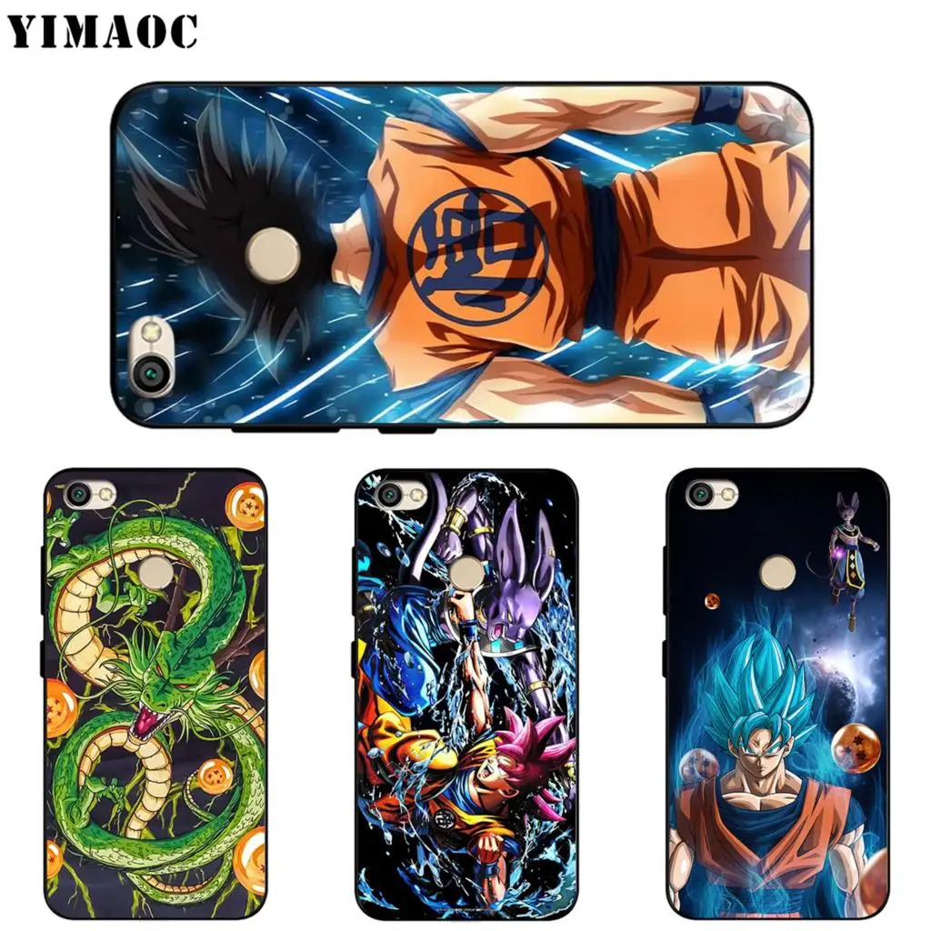 YIMAOC Dragon Ball Z Сон Гоку чехол для Xiaomi Redmi mi Note MAX 3 6a, 7, 6, 8, 9, go se mi 6 mi 8 a1 a2 Lite для 8A f1