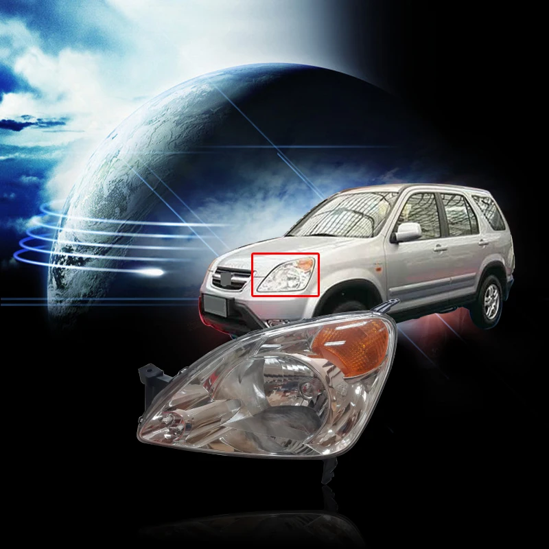 

CAPQX Front bumper headlight For CRV CR-V RD5 RD7 2002 2003 2004 headlamp head light lamp