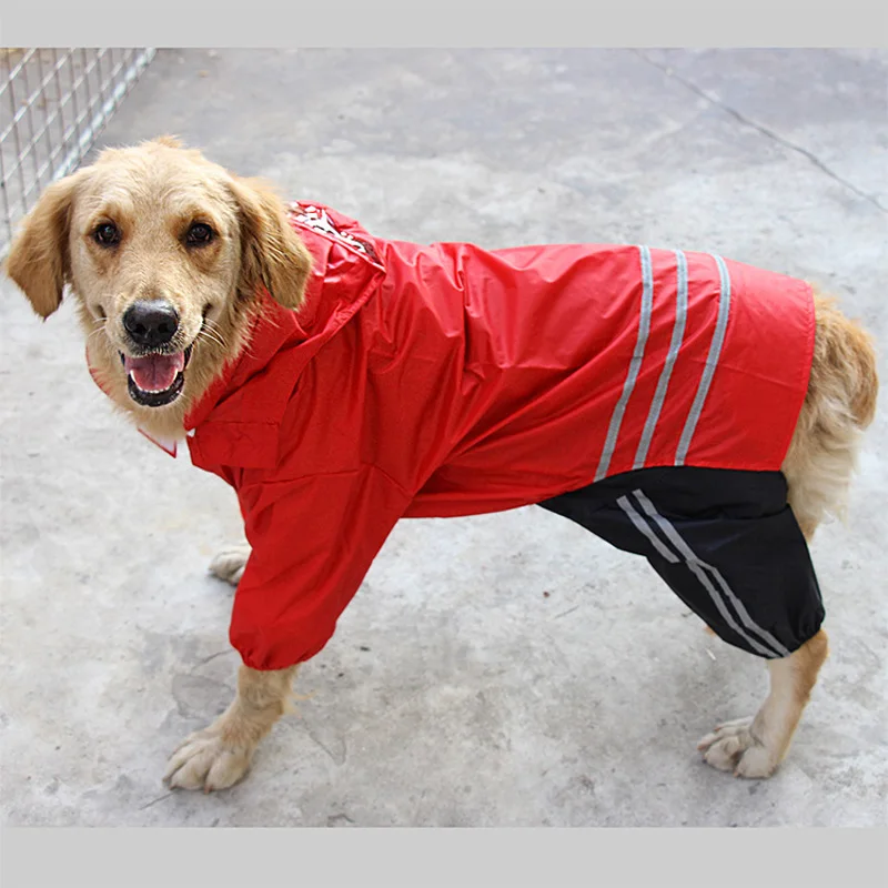 Buy Dog Raincoat Waterproof clothes Outdoor Rain Coat