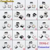 ChengHaoRan 19 моделей интерфейс передачи данных micro 3,1 usb DIY Type-C USB 3,1 Type C разъем мама разъем зарядный док-порт штекер ► Фото 1/6