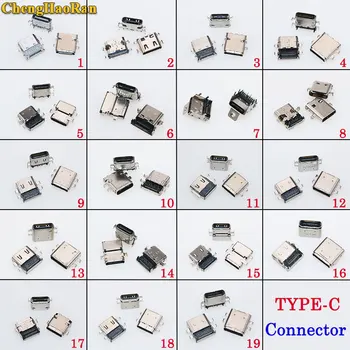 

ChengHaoRan 19 models data interface micro 3.1 usb DIY Type-C USB 3.1 Type C mother Socket Connector Charge Dock port Plug