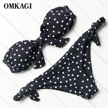 

OMKAGI Off Shoulder Swimsuit Swimwear Women Brazilian Bikini 2018 Sexy Push Up Bikinis Set Swimming Bathing Suit Beachwear