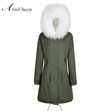white fox fur long parka wholesale winter parka winter dress long style color fox fur lining with hooded retail