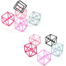 Сушилка квадратное основание Красота кронштейн с губкой держатель куб углерода Сталь Косметические Puff Дисплей стенд Поддержка