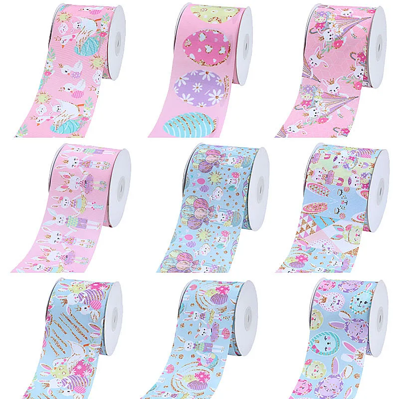 

Easter bunny colorful egg printing ribbon