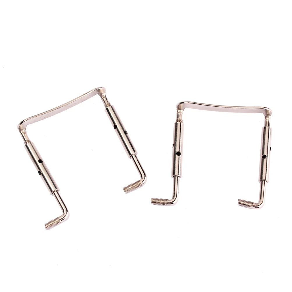 2pcs Chrome Plated Violin Chinrest Chin Rest Clamp Screw Durable