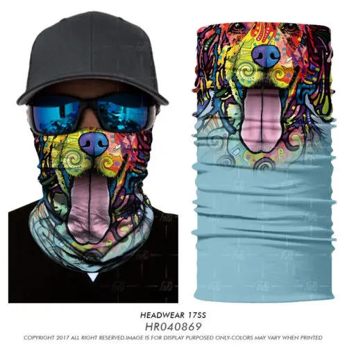 Спортивные маски волшебный шарф открытый шеи грелка Велоспорт велосипед Маска наездника повязка платок на голову бандана 3D маска животного - Цвет: K