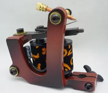 

10Pcs/lot Pro Casting Iron Tattoo Machine 10 Wraps coil stainless steel Tattoos Body Art Gun Coil Machine LPC-ITM-7022-22V