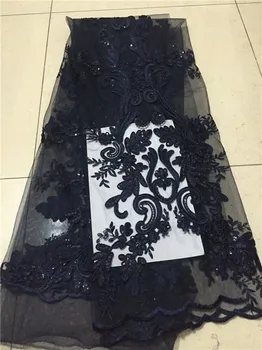 

2018 Latest High Quality Green Embroidery Mesh Silver/Red Sequins Lace Fabric African Tulle Nigeria Net Lace(CD-0-18