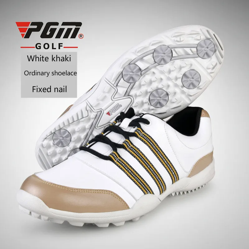 PGM обувь для гольфа мужская Сверхлегкая водонепроницаемая Спортивная дышащая обувь противоскользящие кроссовки для мужчин большие размеры - Цвет: one