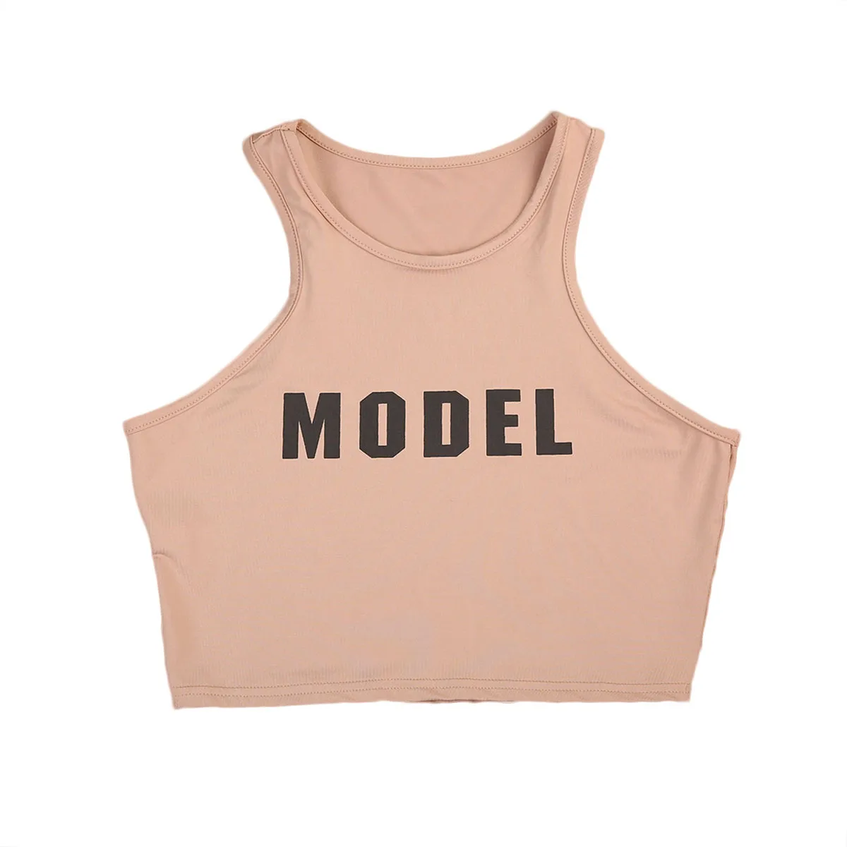 

Summer Women's Casual Tank Tops Bra Vest Sleeveless Crop Tops