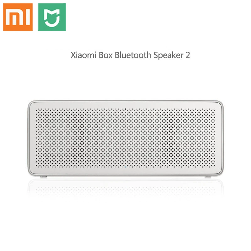 Xiaomi Mi Bluetooth Speaker Basic 2 Square Box 2 Stereo Portable Bluetooth 4.2 white High Definition HD Sound Quality Play