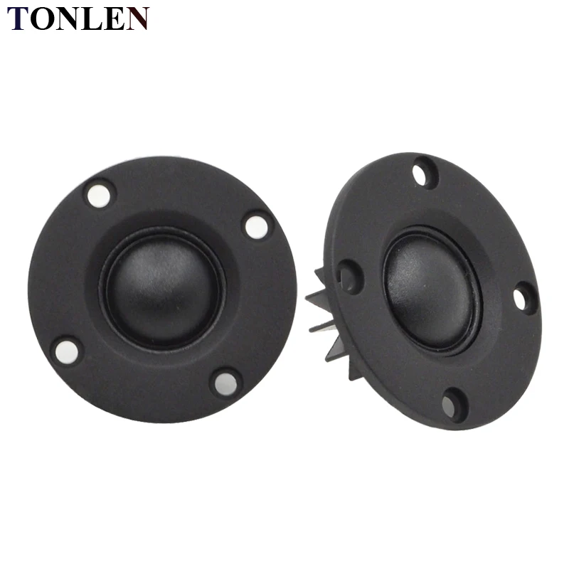 2pcs 2inch 30W Dome Tweeter Speaker Units 6ohm Treble Silk Film Horn