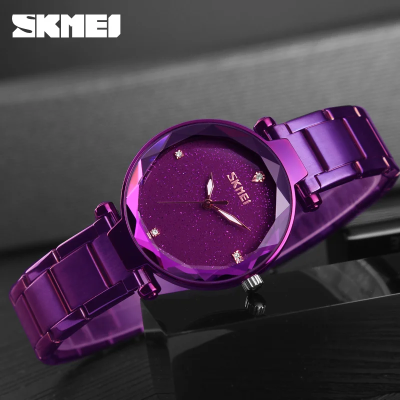 SKMEI Feminino Для женщин часы элегантный топ Роскошная брендовая Дамская мода